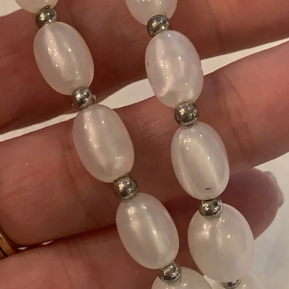 Monet glass bead nice quality graduates long beaded necklace - Picture 4 of 8